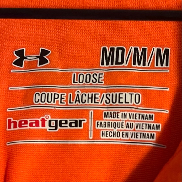 Under Armour "Heat Gear" golf shirt Polo. Medium - Picture 3 of 3